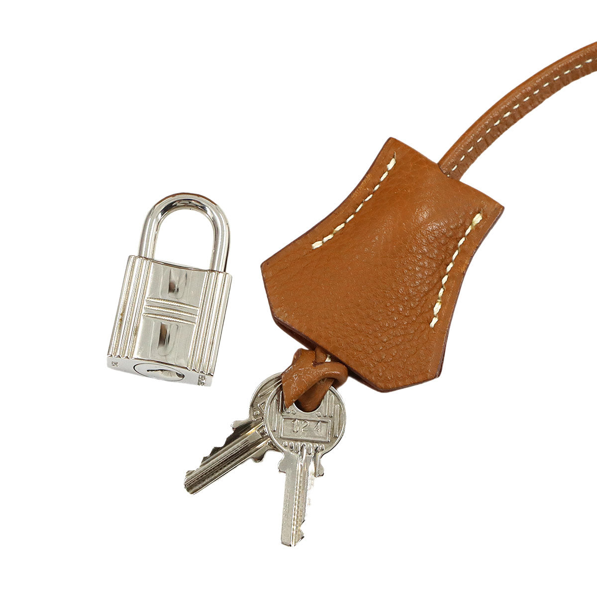 Birkin 35 Togo Gold Hand Bag Purse Brown Leather