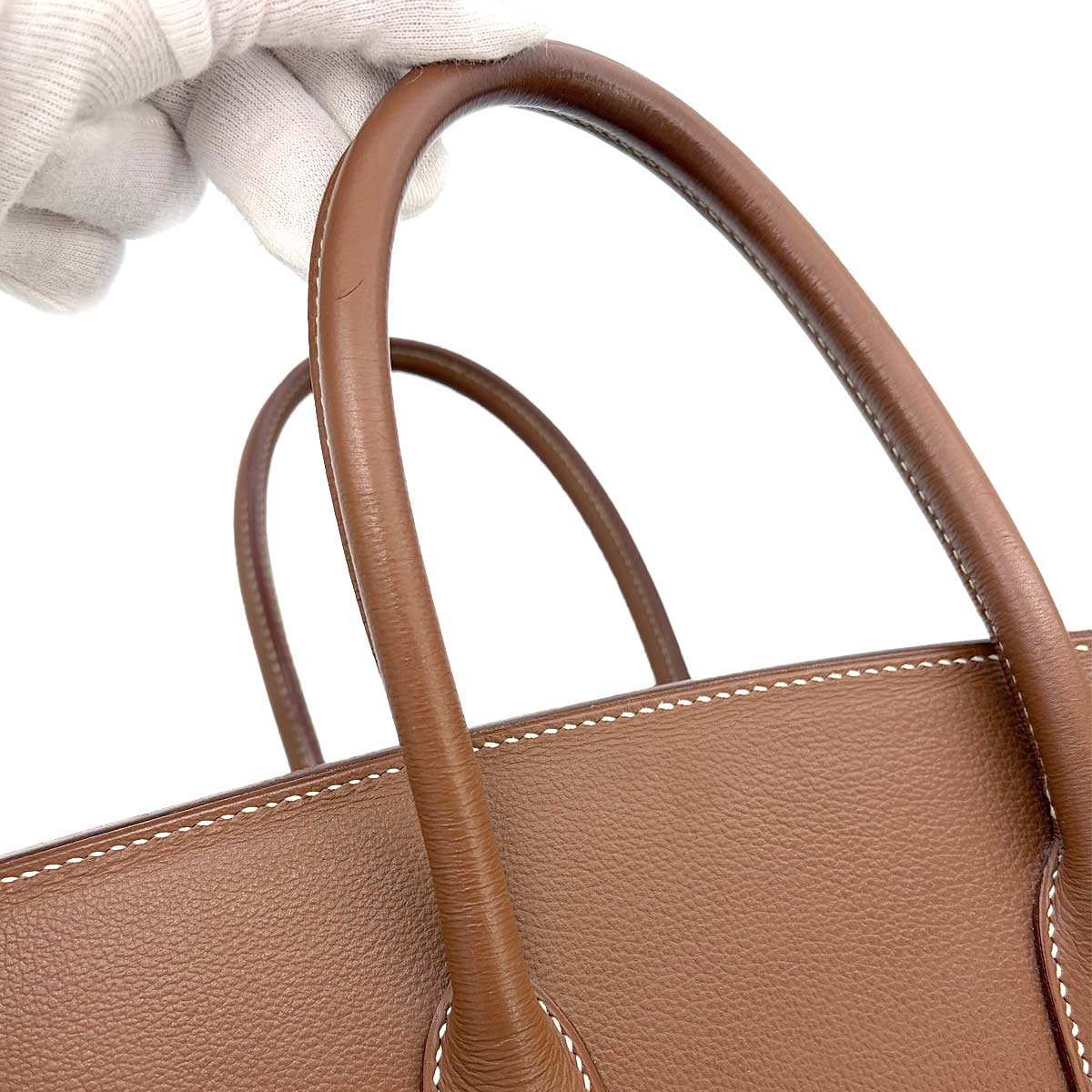 Birkin 35 Veau Gras Muscade Hand Bag Brown Purse