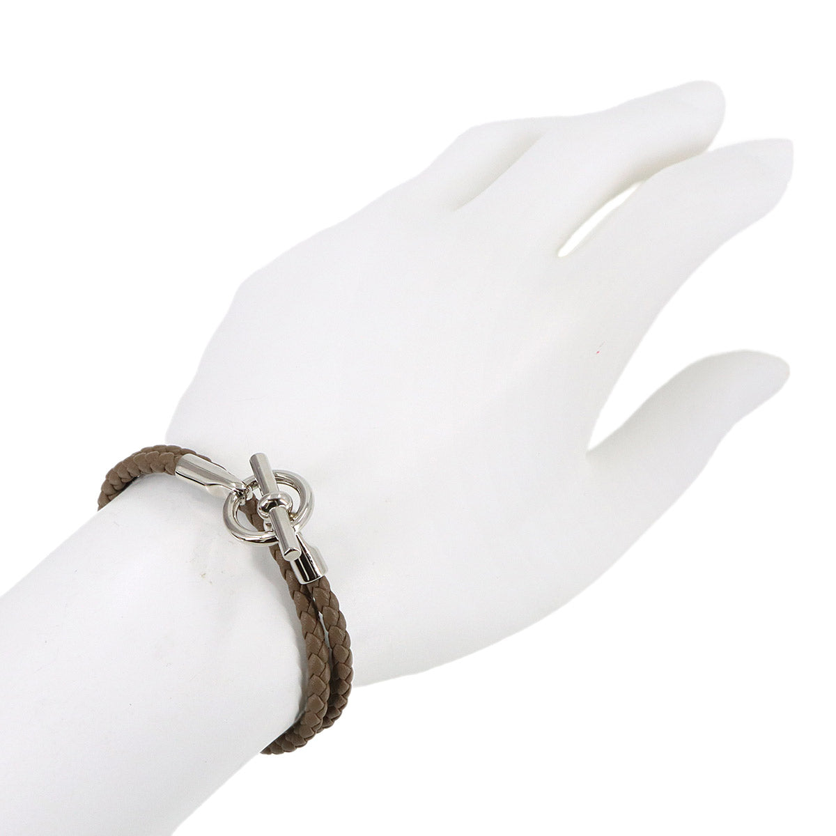 Glenan Double tour Bracelet Leather Etoupe