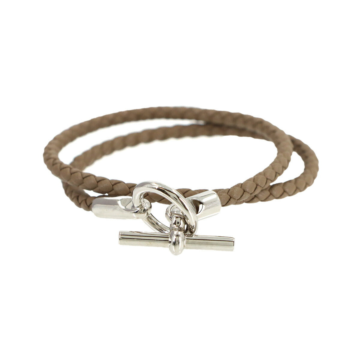 Glenan Double tour Bracelet Leather Etoupe