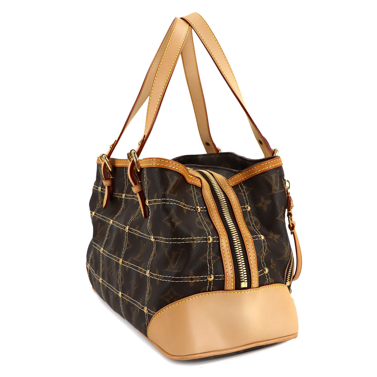 Monogram Rivette Tote Bag Brown M40140 Purse