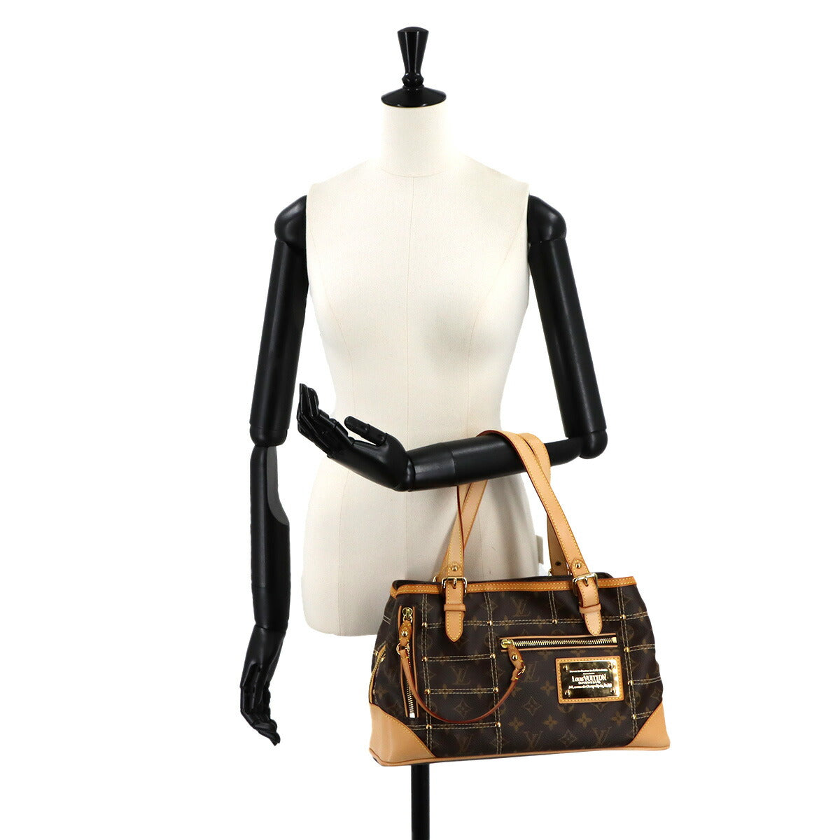 Monogram Rivette Tote Bag Brown M40140 Purse
