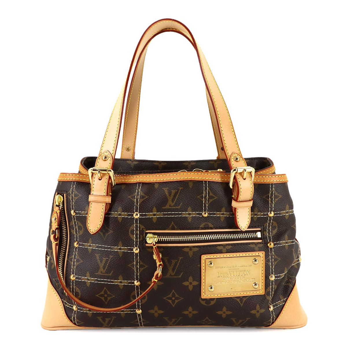 Monogram Rivette Tote Bag Brown M40140 Purse
