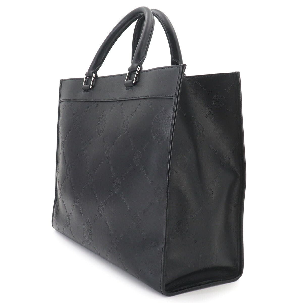 Ulysse Small 2way Tote Shoulder Bag Leather Black
