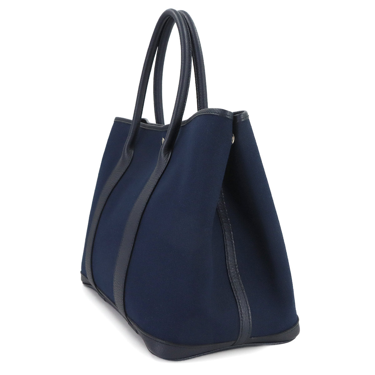 Garden Party PM Tote Bag Toile Militaire Negonda Blue Indigo