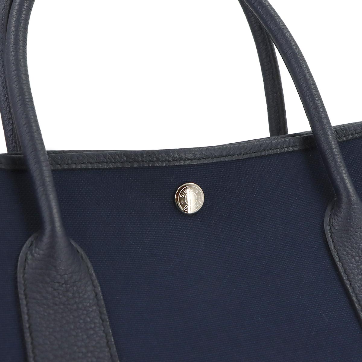 Garden Party PM Tote Bag Toile Militaire Negonda Blue Indigo
