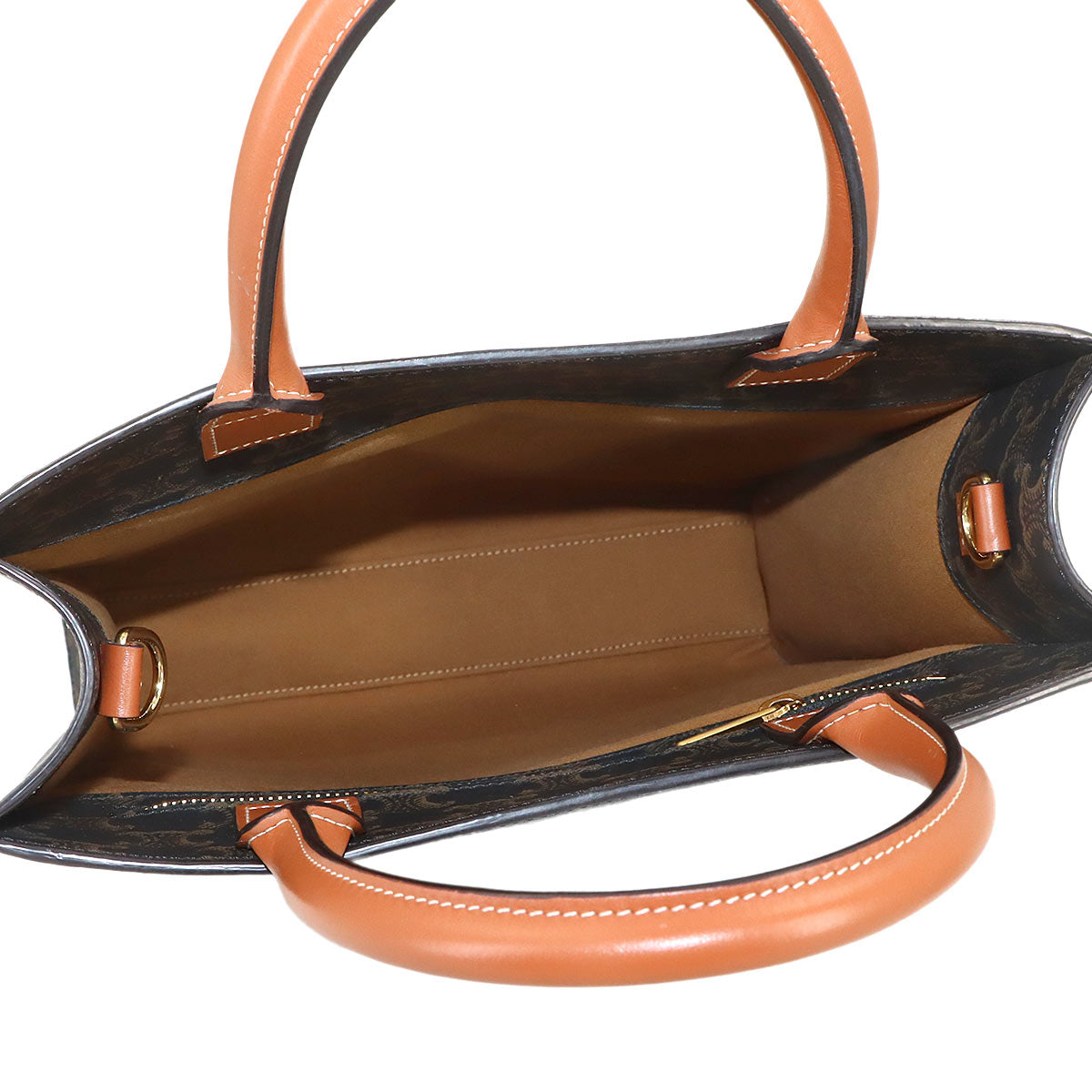 Triomphe Small Vertical Cabas Tote Shoulder Bag 191542BZK
