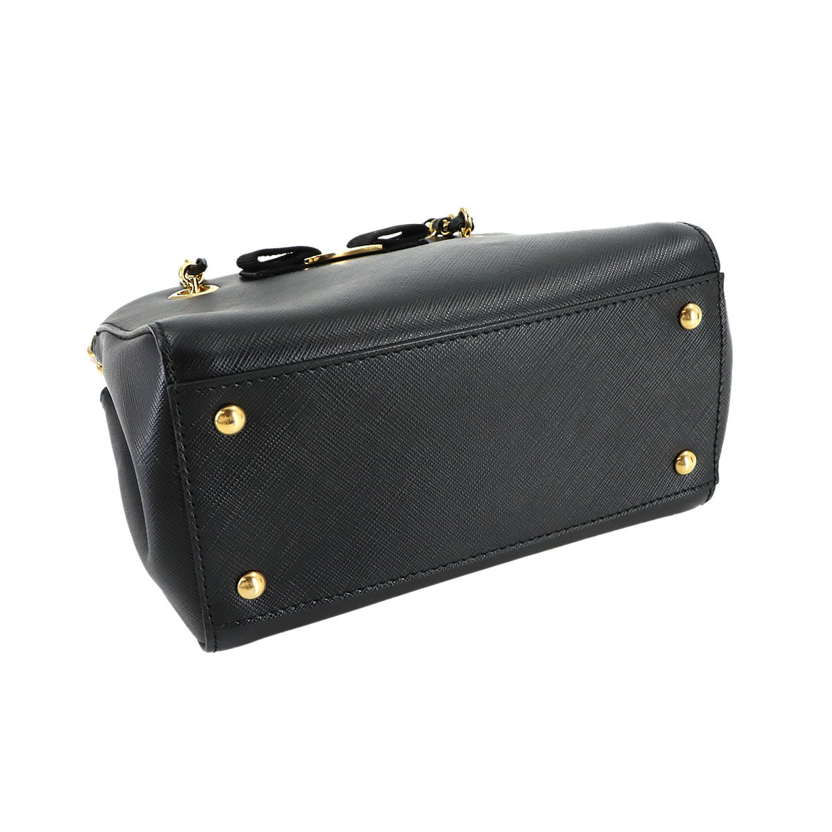 Vara Hand Shoulder Bag Leather Black 21G191