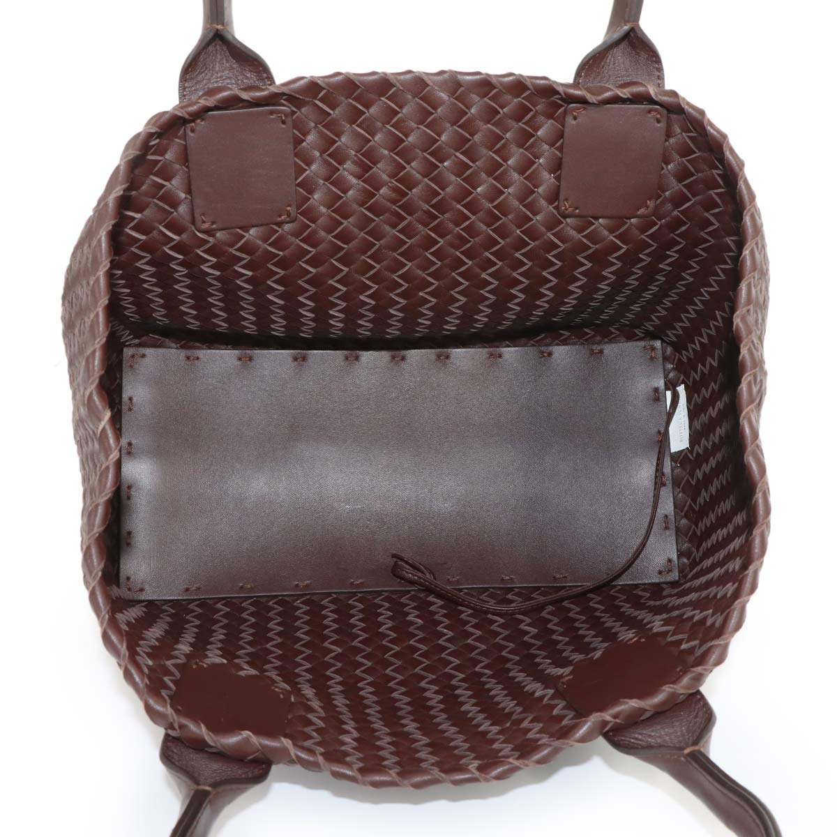 Intrecciato Cabat PM Tote Bag Leather Brown 141498