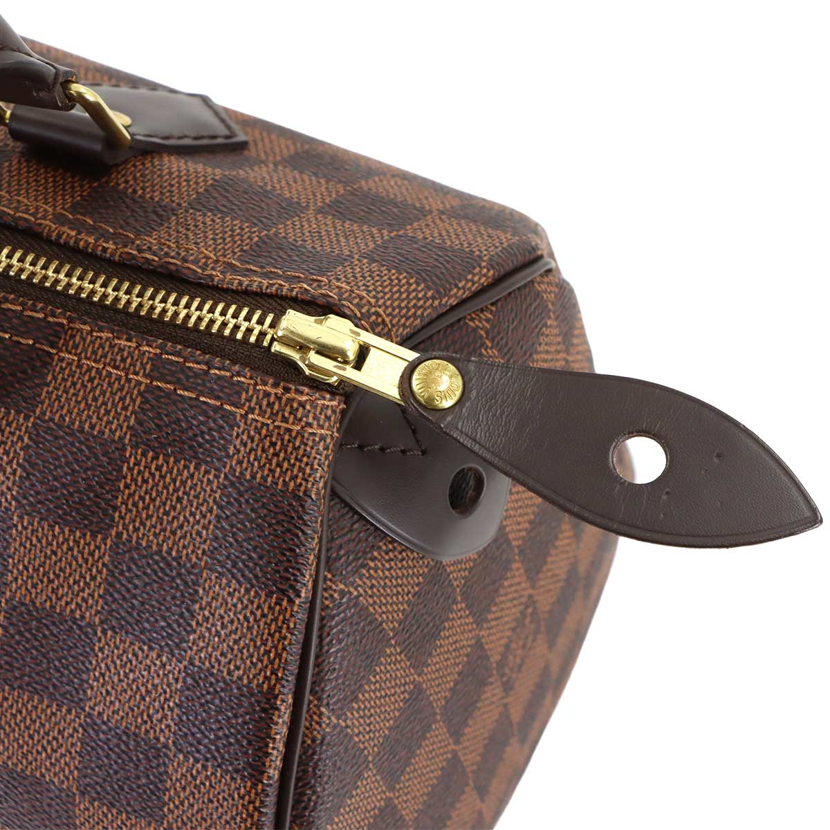Damier Speedy 25 Hand Bag Ebene N41365 Brown Purse