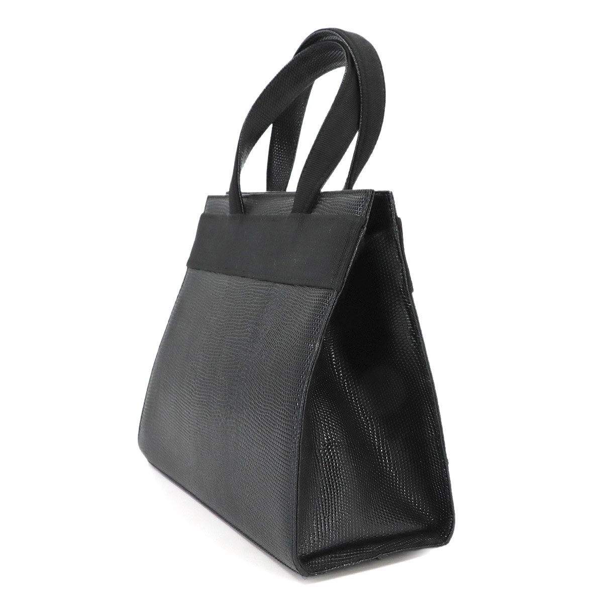 Vara 2way Hand Shoulder Bag Leather Black Purse