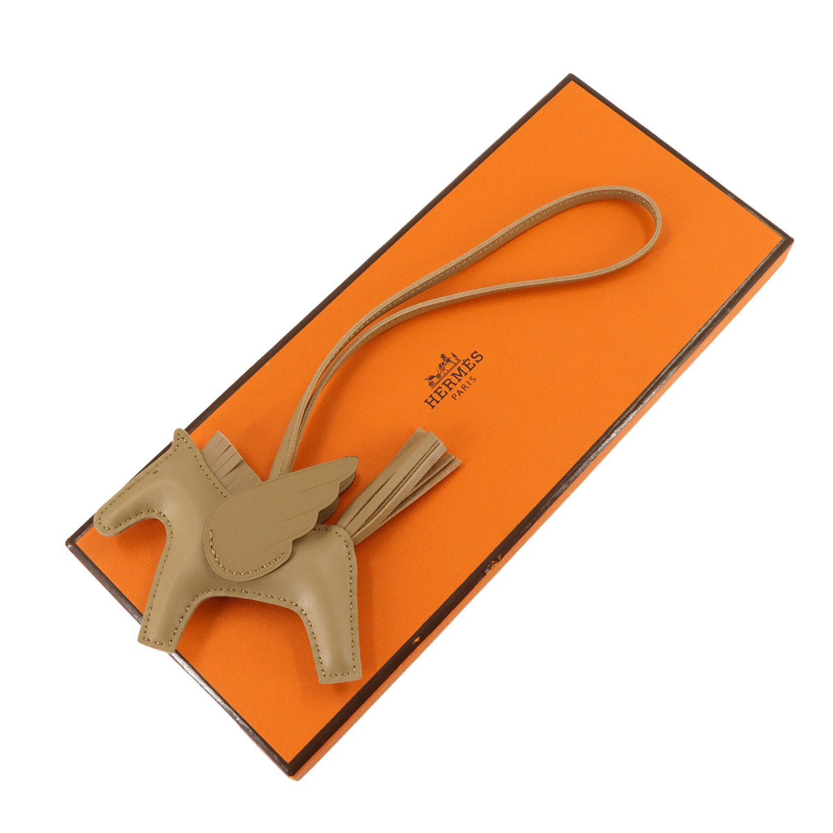 Rodeo Pegasu PM Bag Charm Agneau Milo Swift Chai 90315096
