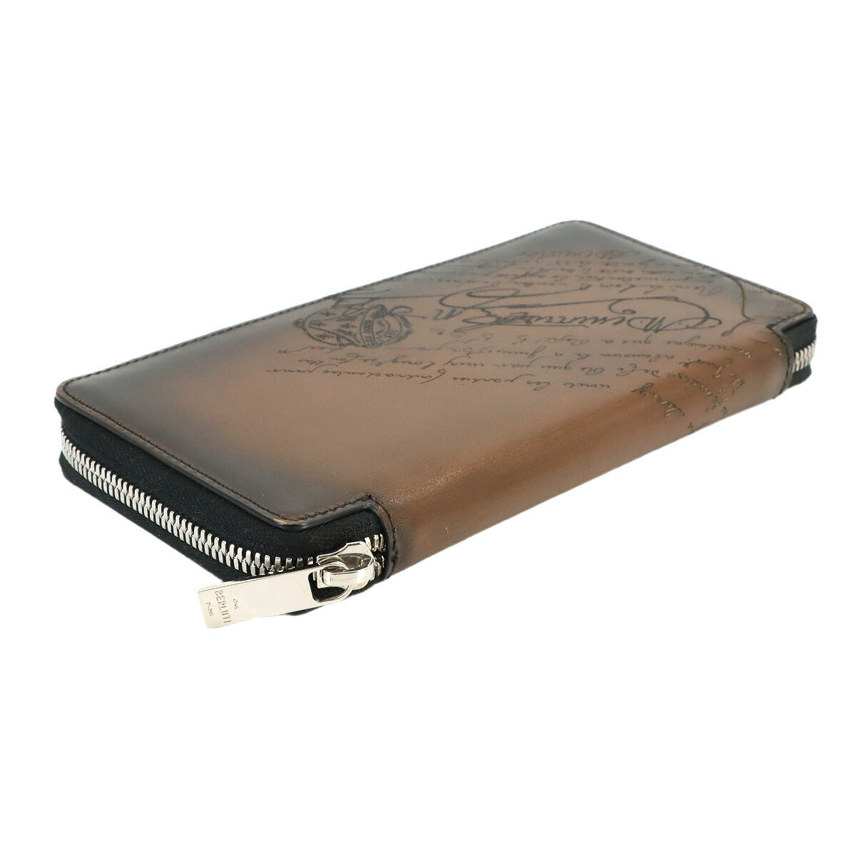 Calligraphy Itauba Long Wallet Venezia Leather Brown