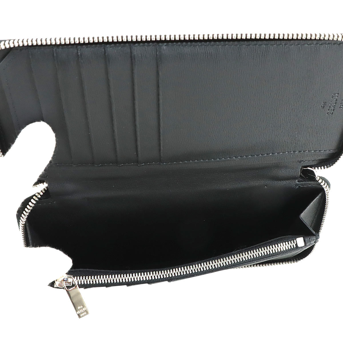 Calligraphy Itauba Long Wallet Venezia Leather Brown