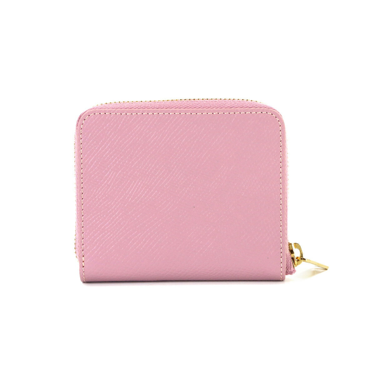 Small Zipped Compact Wallet Leather Pink 10L203BEL