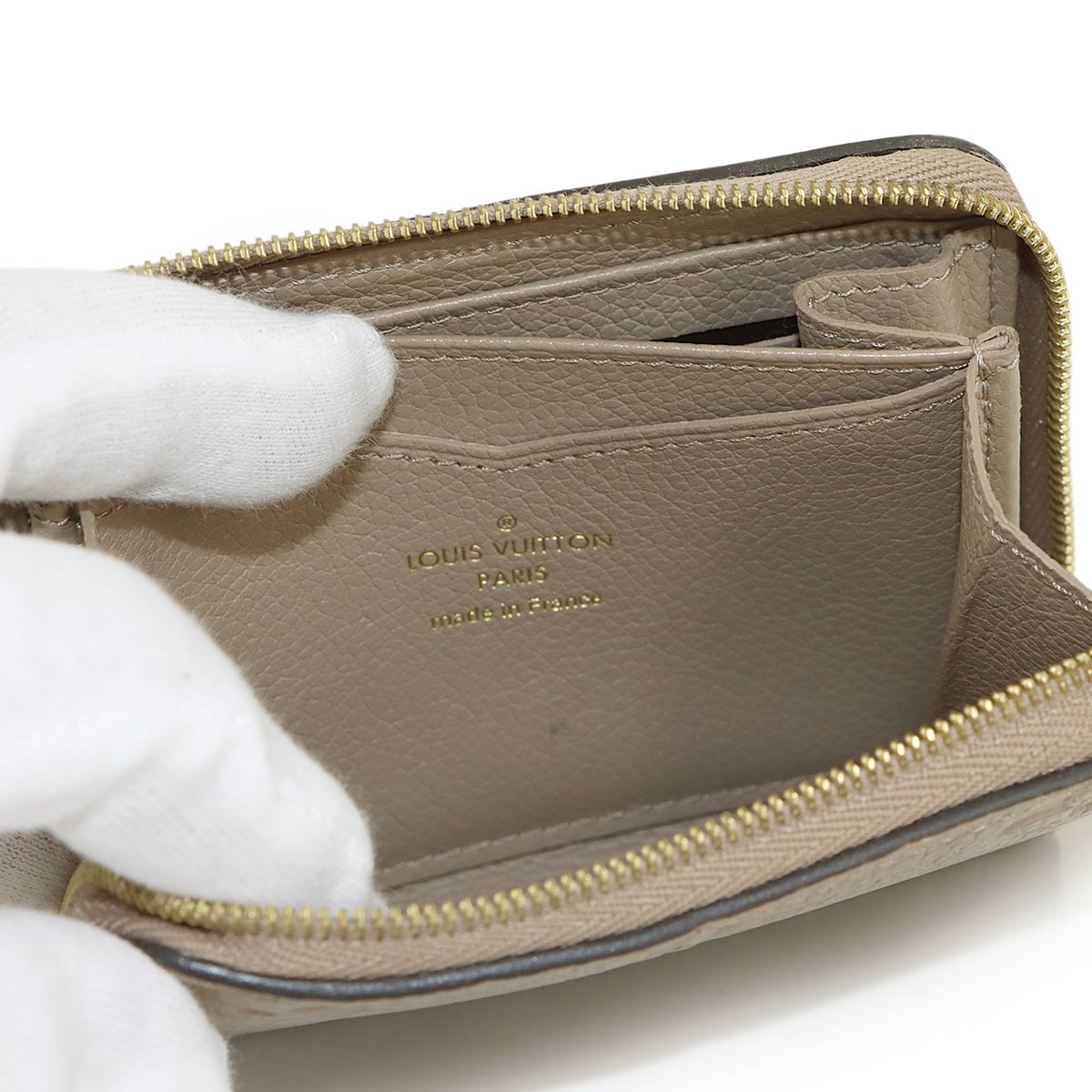 Monogram Empreinte Zippy Coin Purse Tourterelle M68696