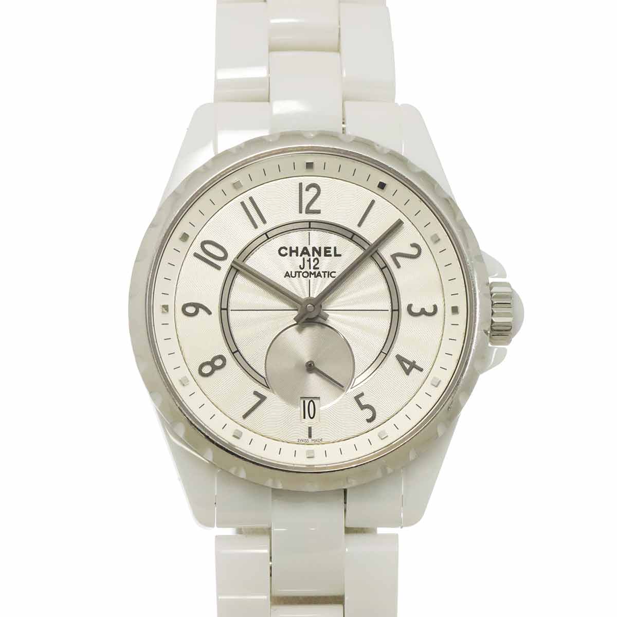 J12 365 3837 Date Automatic Silver Dial Mens Watch