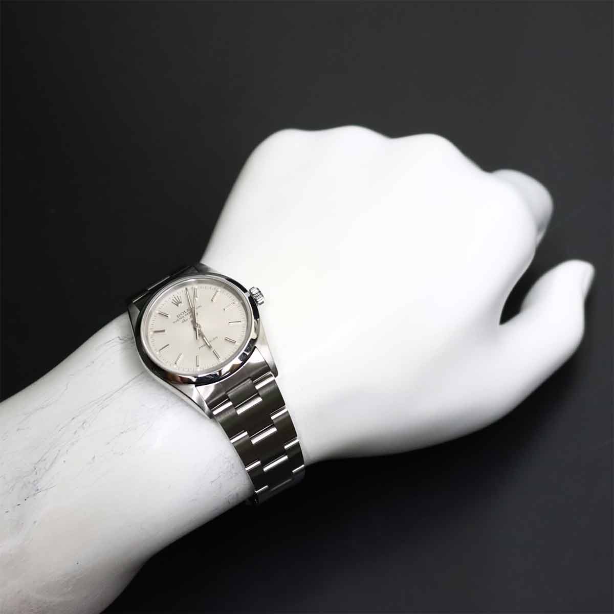 Air King 14000 Serial U Automatic Silver Dial Mens Watch