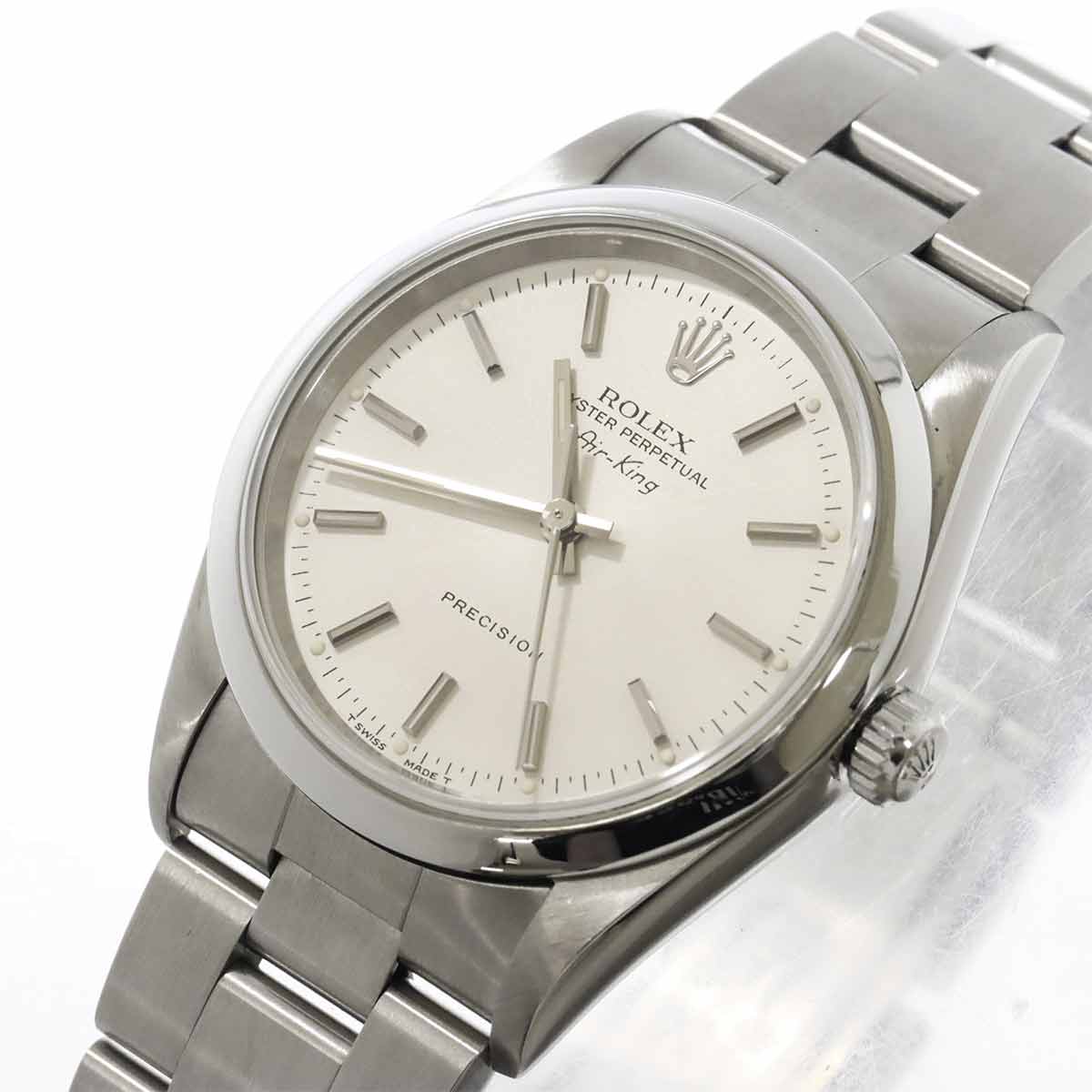 Air King 14000 Serial U Automatic Silver Dial Mens Watch