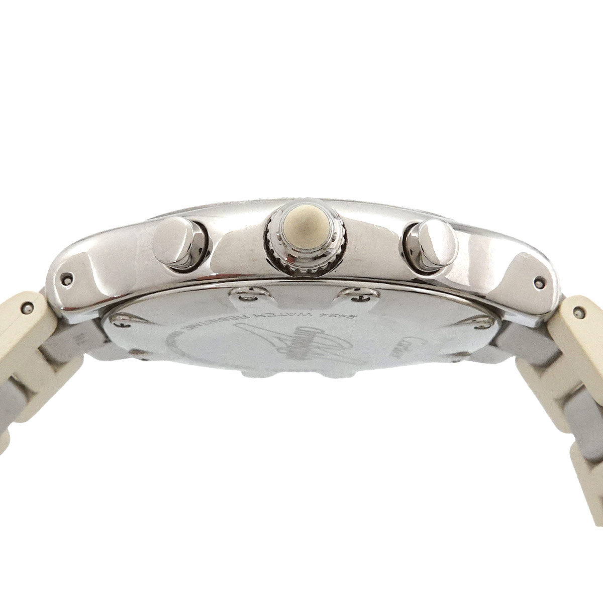 Must 21 Chronoscaph W10184U2 Date Quartz White Dial Mens