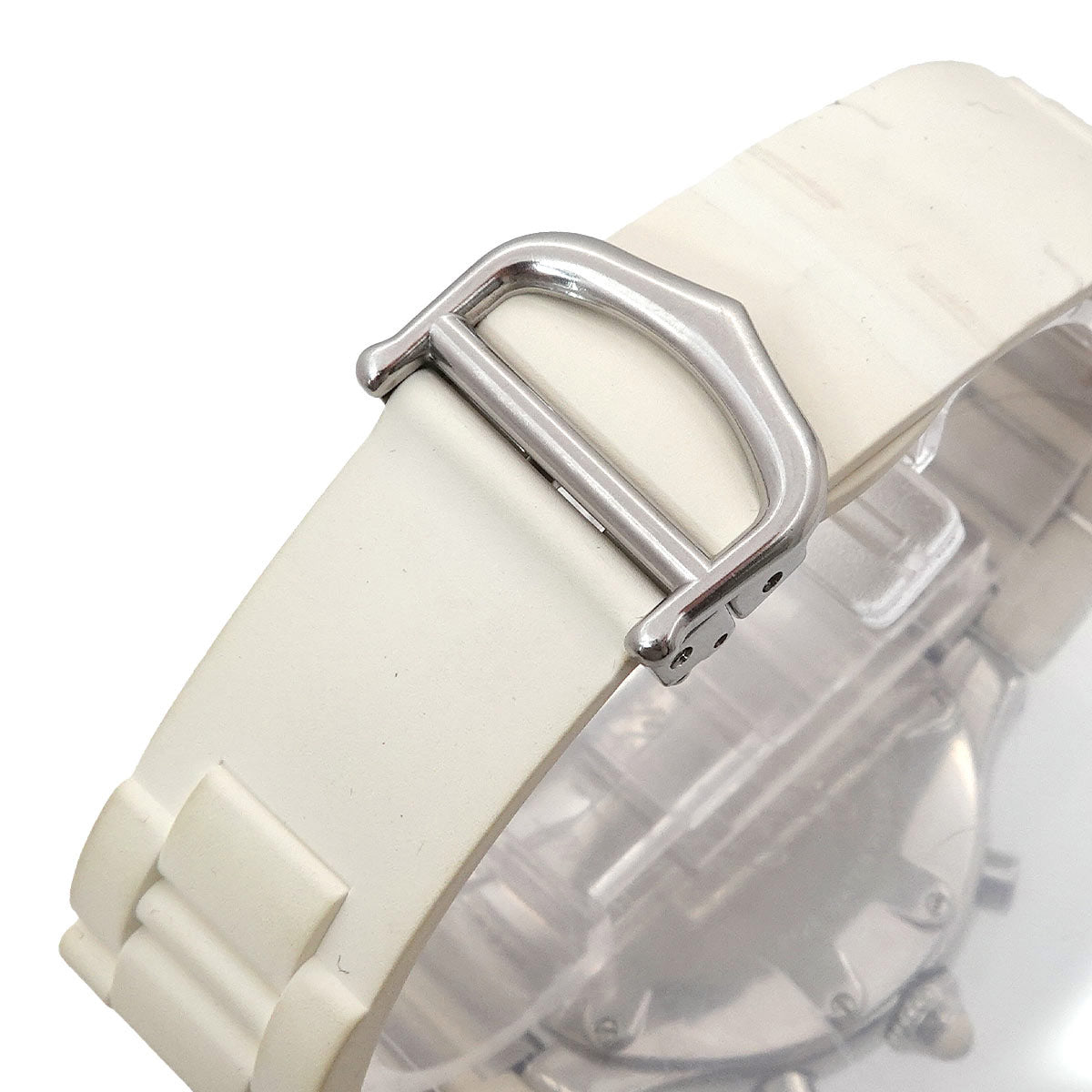 Must 21 Chronoscaph W10184U2 Date Quartz White Dial Mens