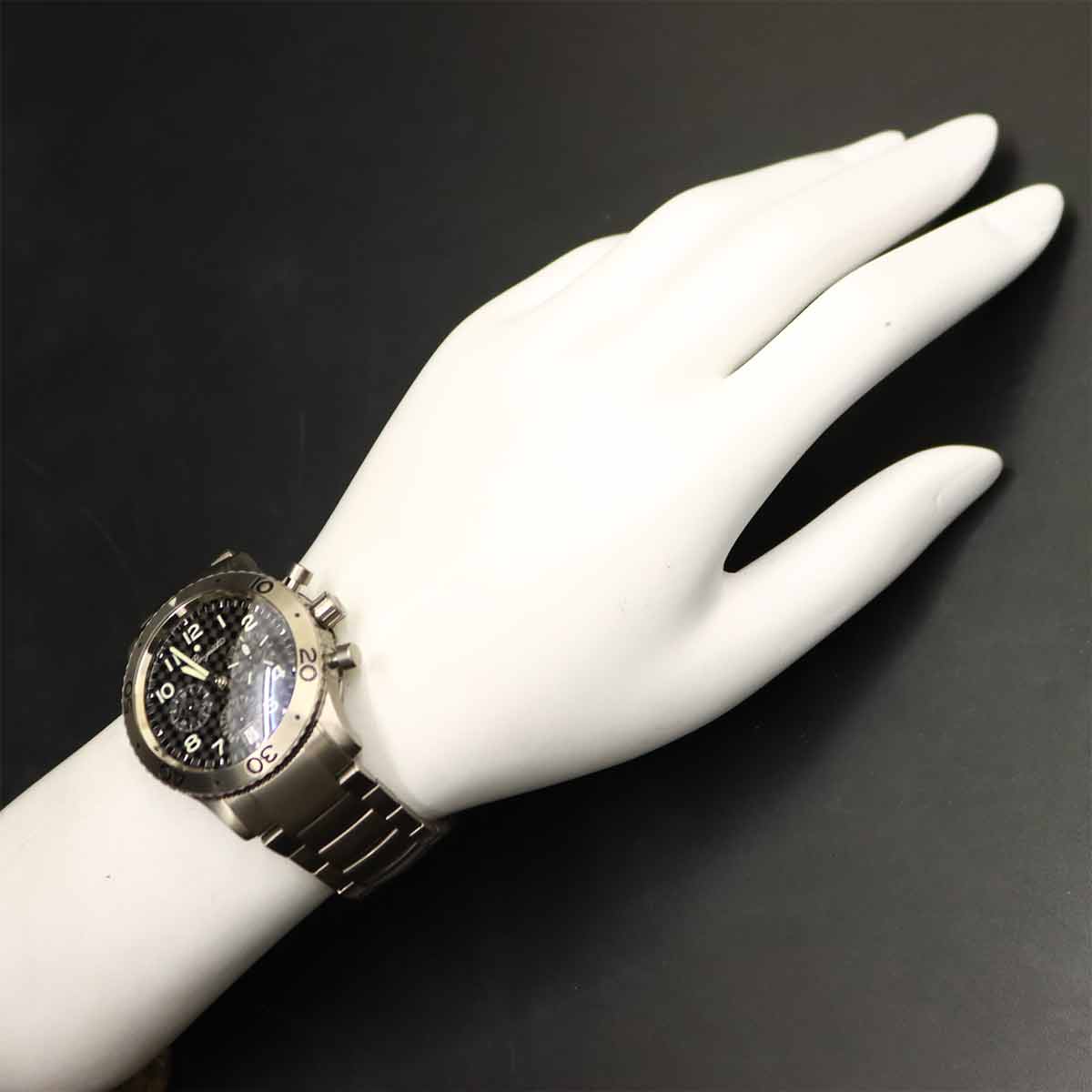 Type XX Trans atlantic 3820 Date Automatic Black Dial Mens