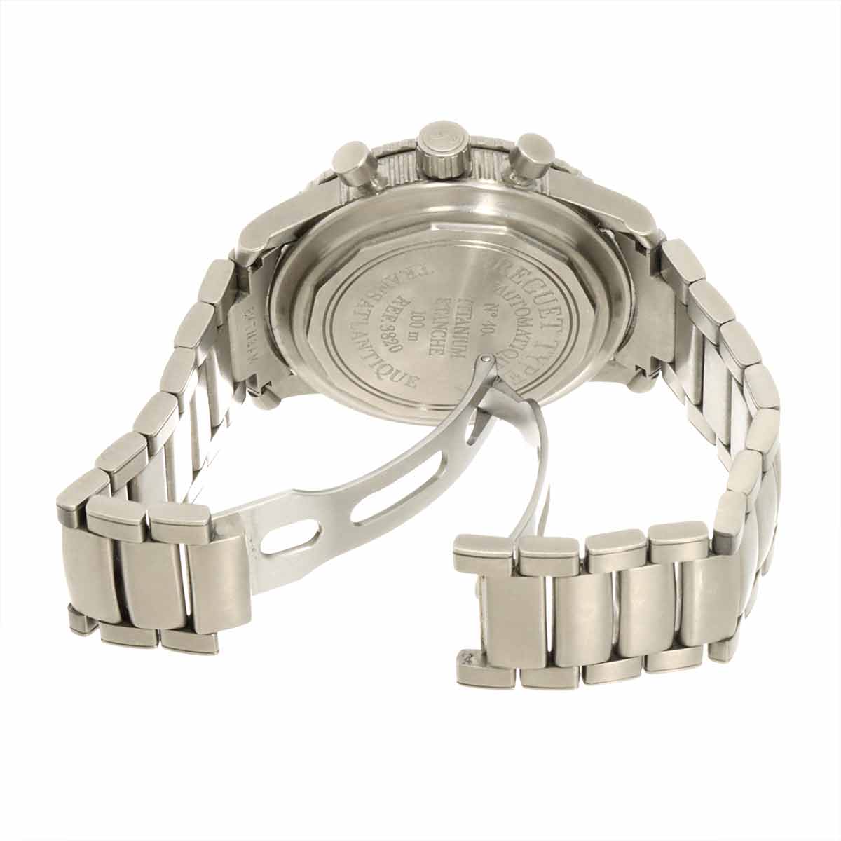 Type XX Trans atlantic 3820 Date Automatic Black Dial Mens