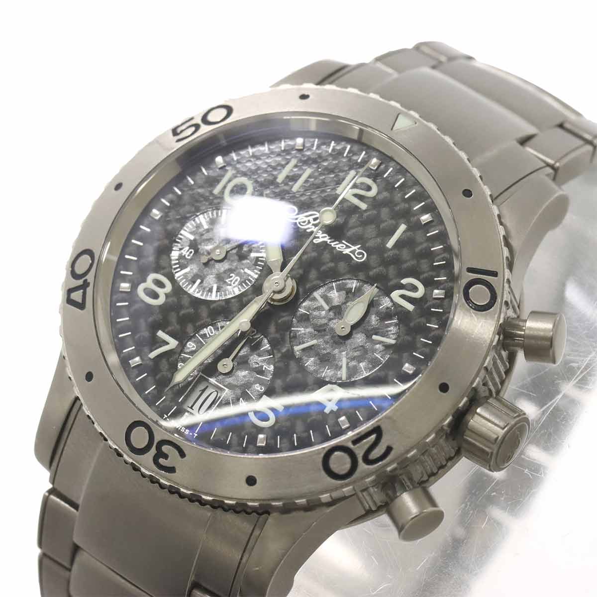 Type XX Trans atlantic 3820 Date Automatic Black Dial Mens