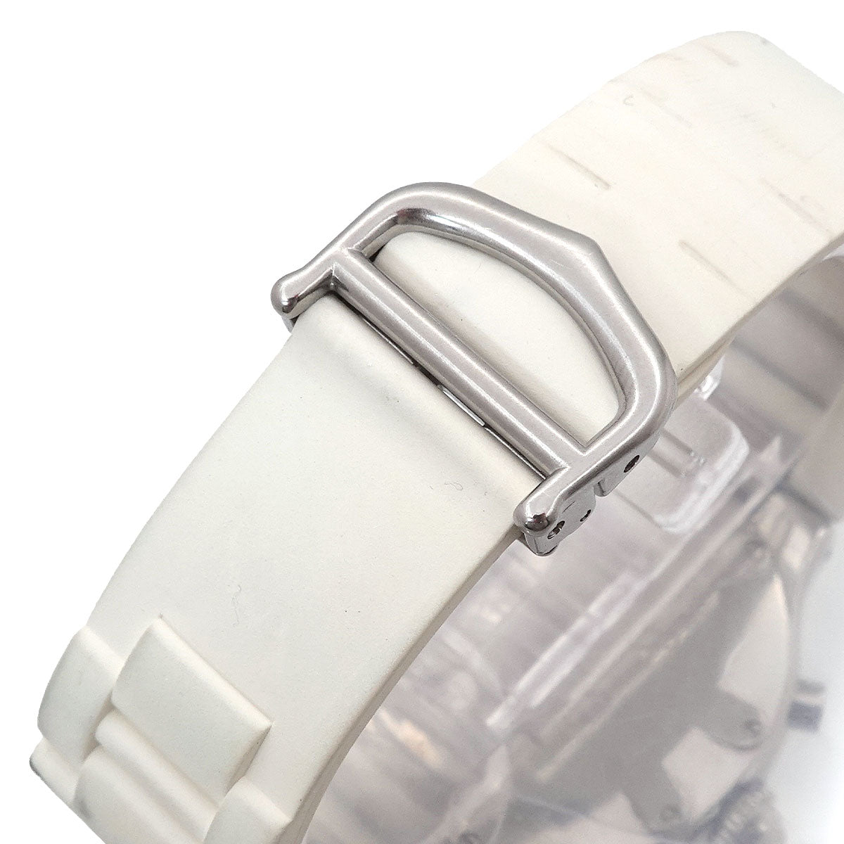 Must 21 Chronoscaph W10184U2 Date Quartz White Dial Mens