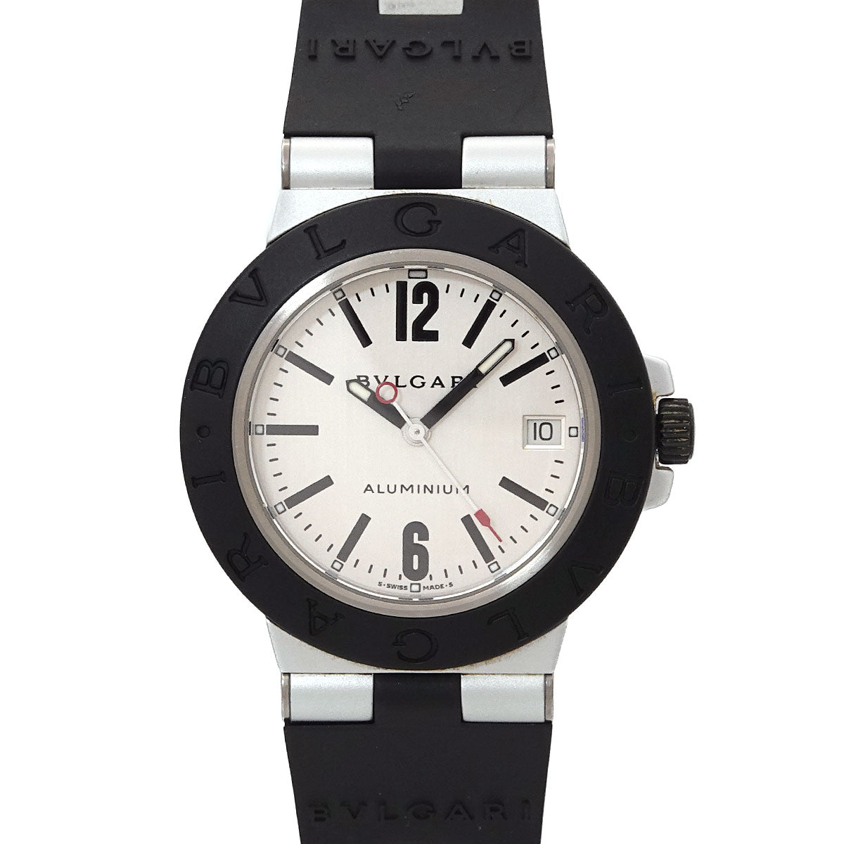 Aluminium AL38TA Automatic Date Silver Dial Mens Watch