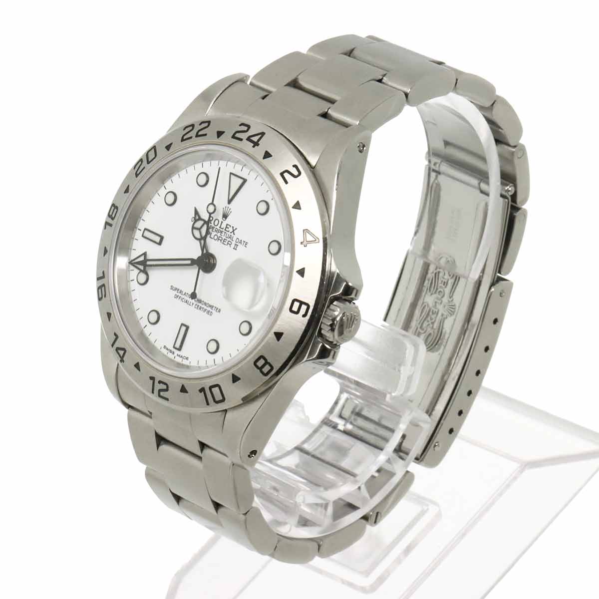 Explorer II 16570 Date Serial S Automatic White Dial Mens Watch
