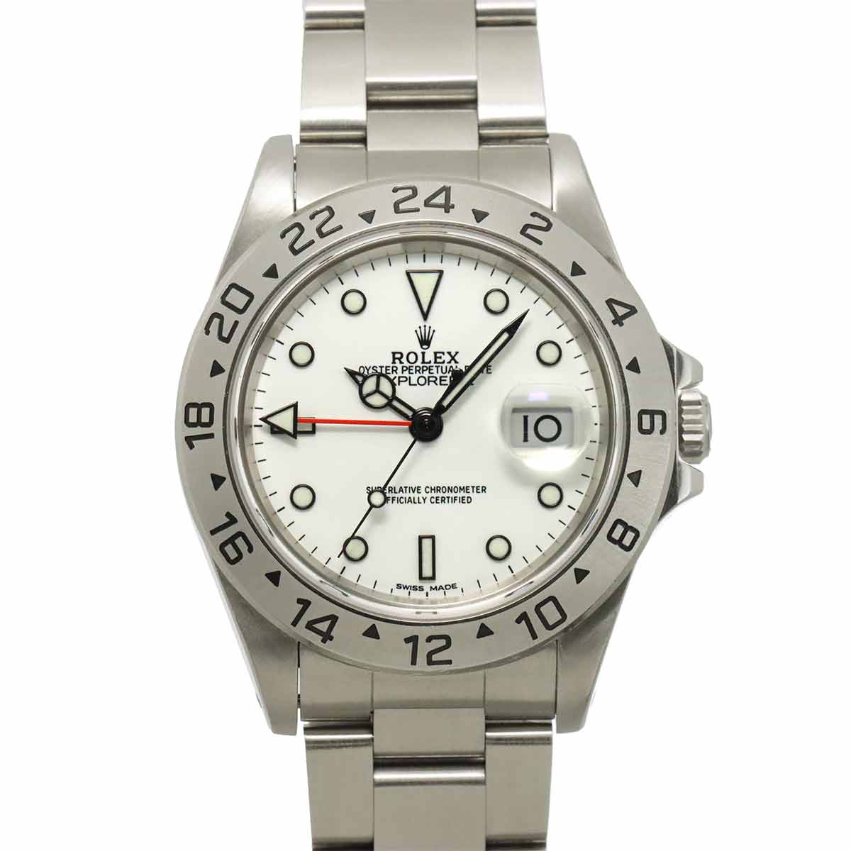 Explorer II 16570 Date Serial S Automatic White Dial Mens Watch