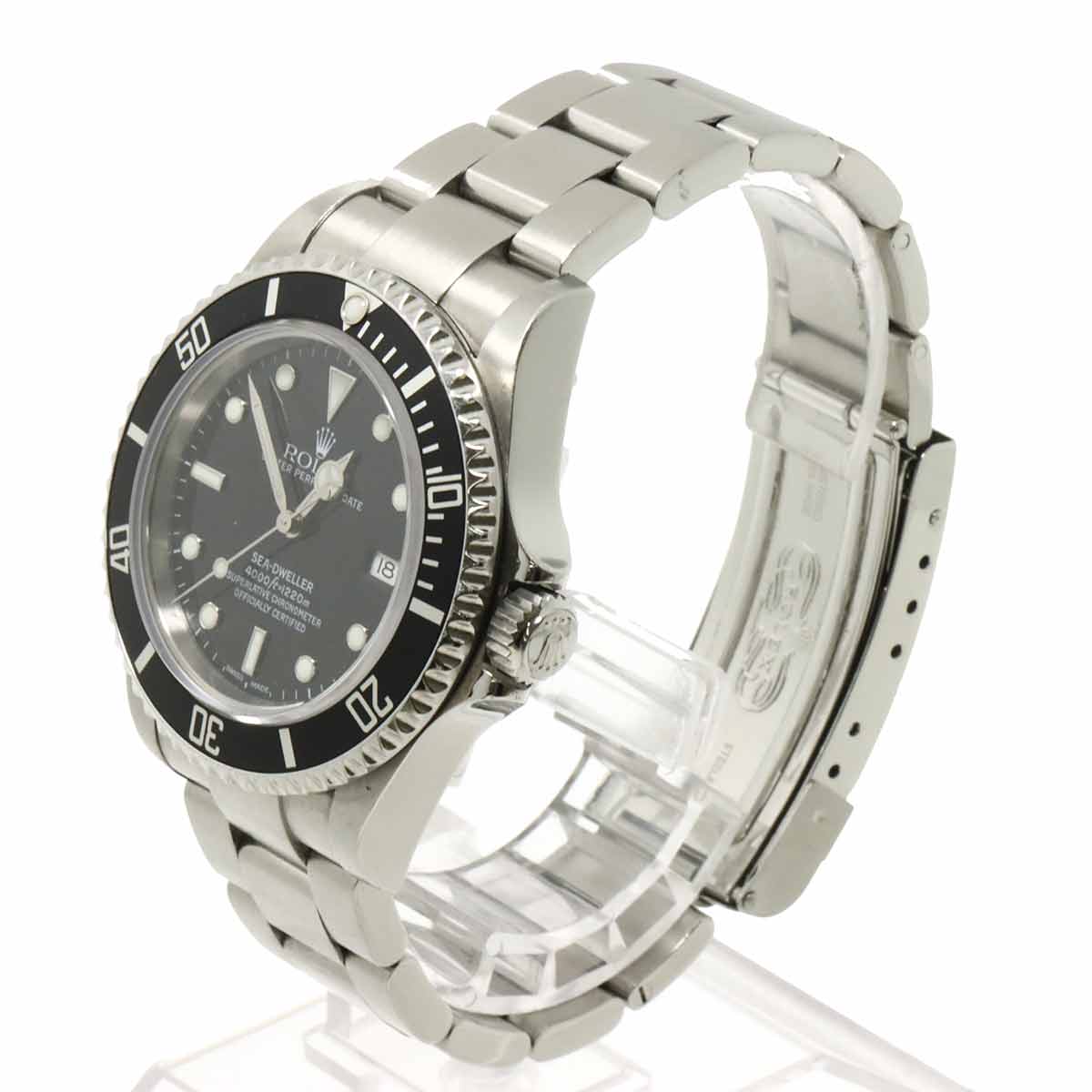 Sea-Dweller 16600 Serial F Date Automatic Black Dial Mens Watch
