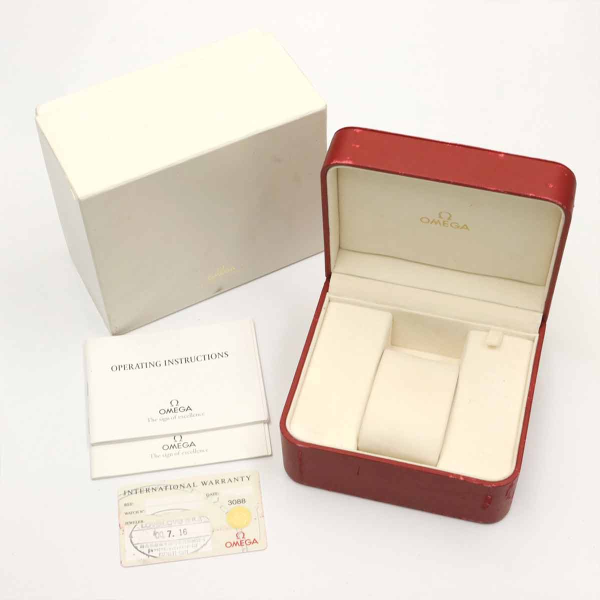 Speedmaster Date 3313.30 Yellow Gold Chronograph Automatic