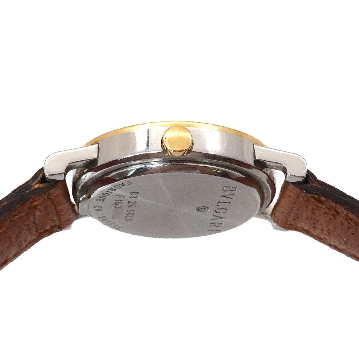 BVLGARIBVLGARI BB26SGLD YG Black Dial Quartz Ladies Watch