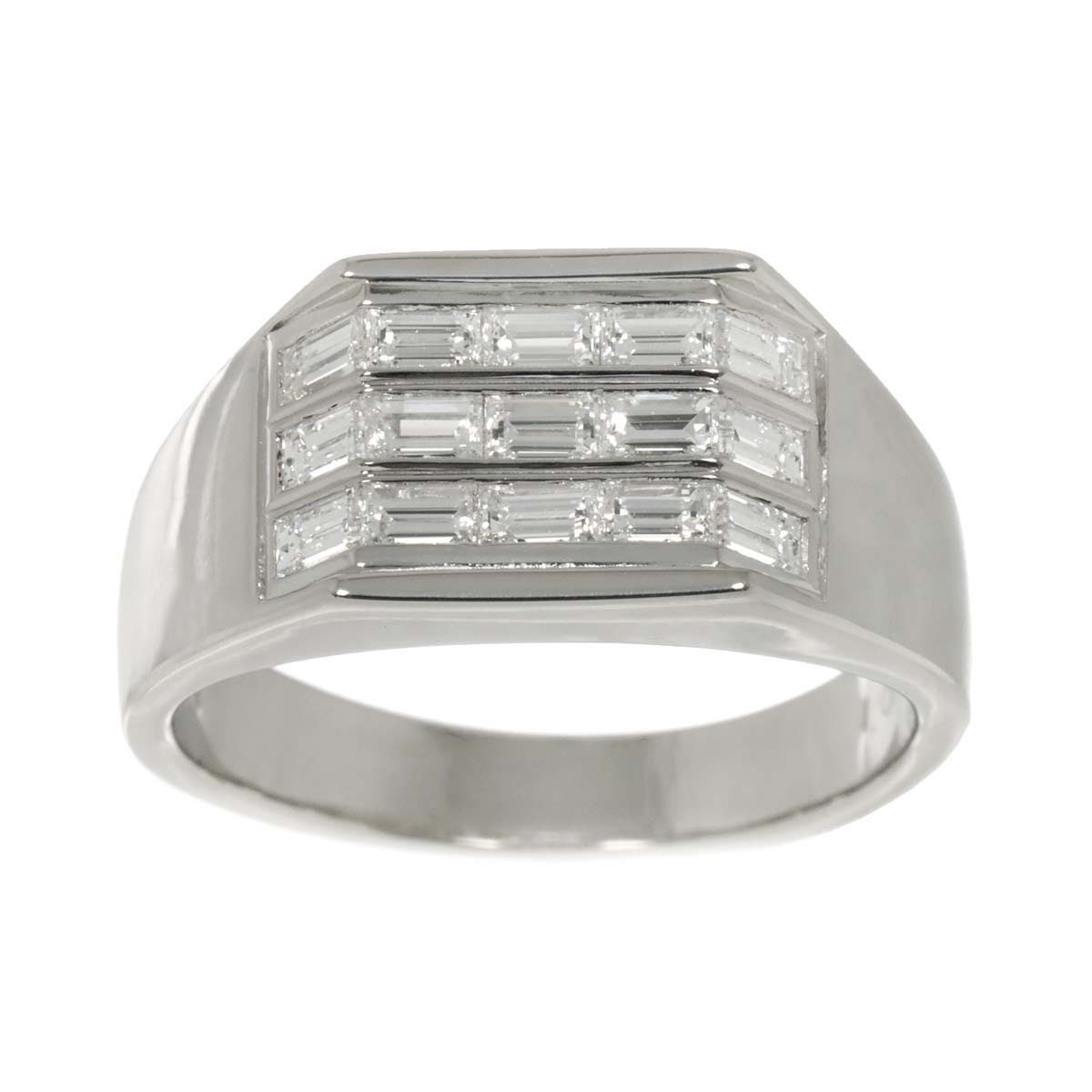 Diamond 1.00ct Ring Pt Platinum size8.75(US)