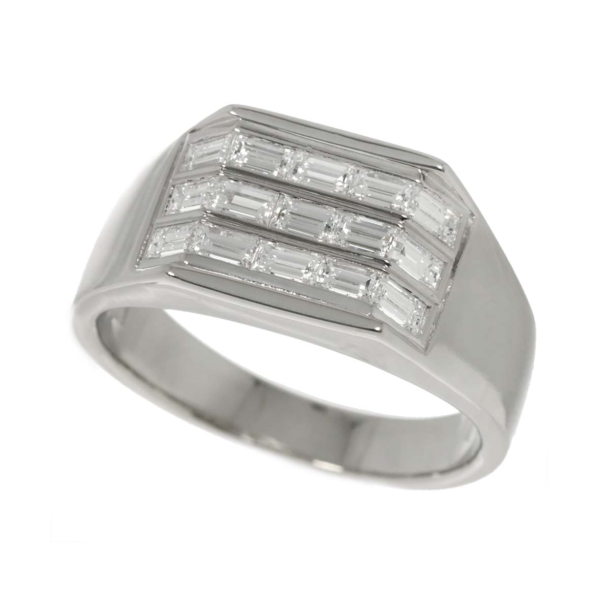 Diamond 1.00ct Ring Pt Platinum size8.75(US)