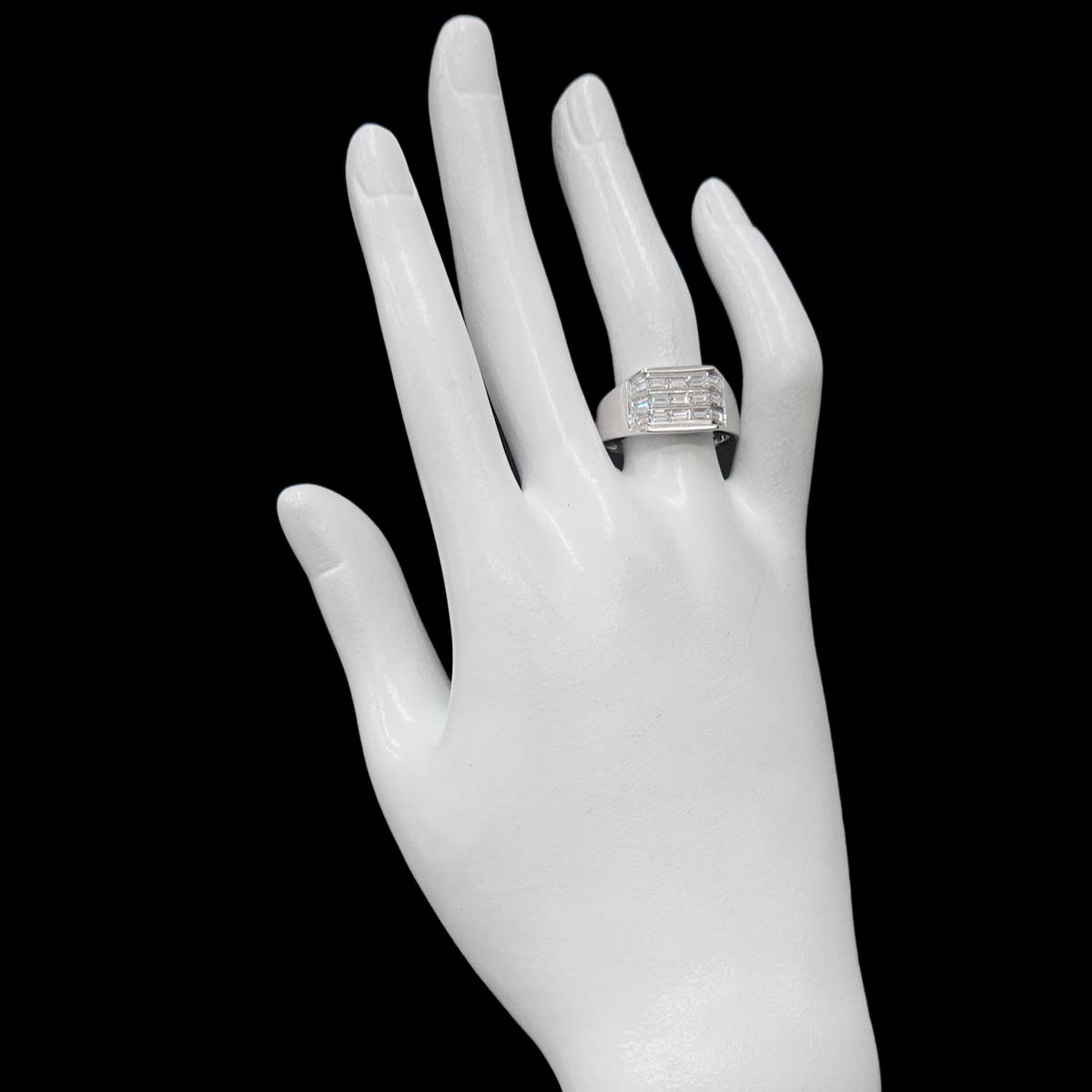 Diamond 1.00ct Ring Pt Platinum size8.75(US)