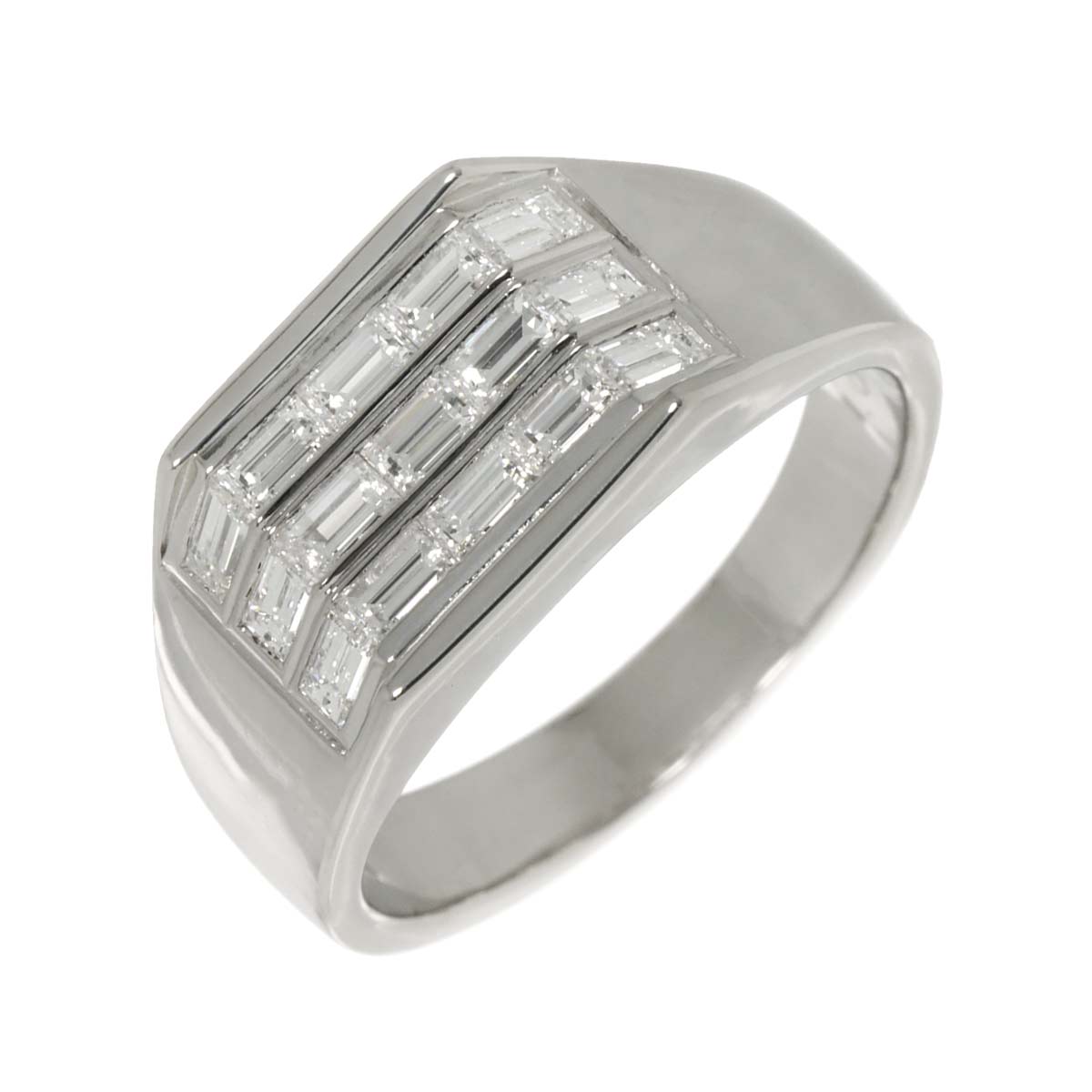 Diamond 1.00ct Ring Pt Platinum size8.75(US)