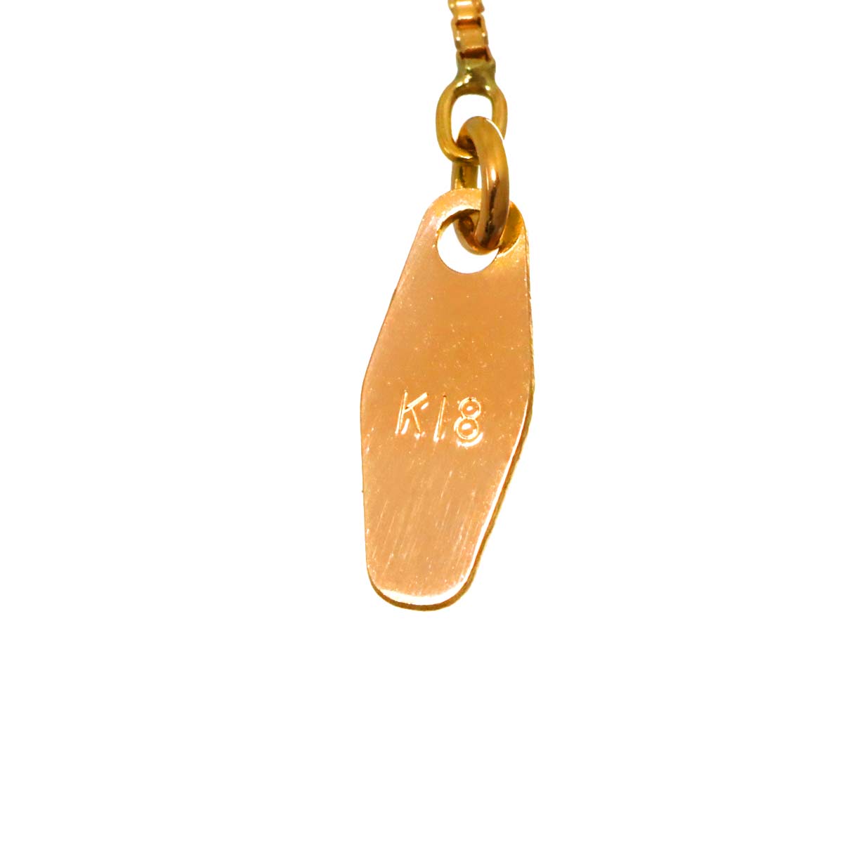 Diamond 0.53ct Necklace 18K K18 PG Pink Gold