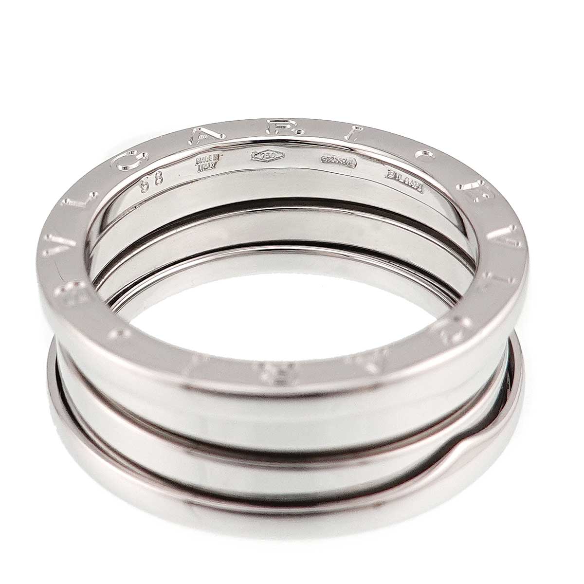 B-ZERO1 3 BAND Ring 18K White Gold 750 Size58 7.75-8(US)