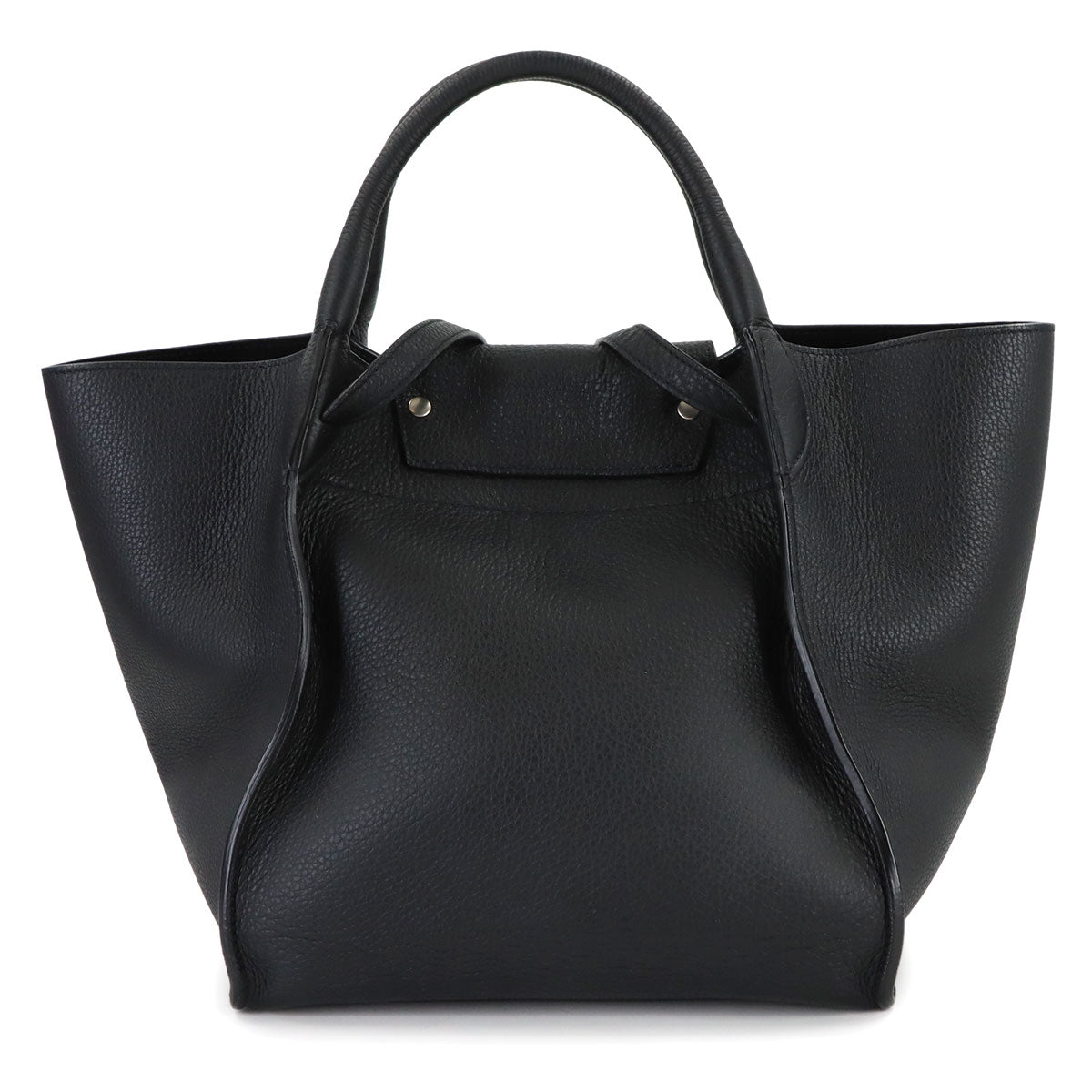 Big Bag Small With Longstrap Hand Shoulder Bag Leather Black