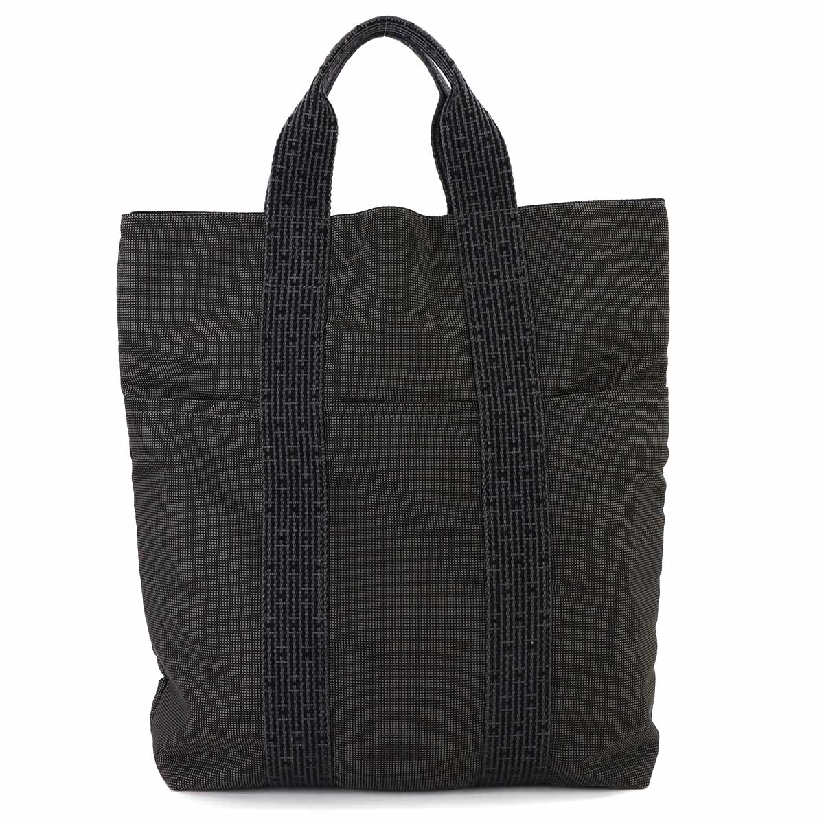 Herline Cabas Tote Bag Canvas Gray Purse