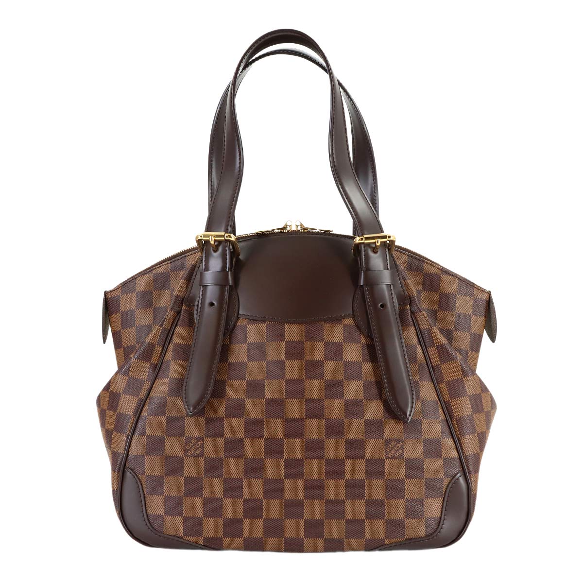 Damier Verona MM Tote Bag Ebene N41118 Purse