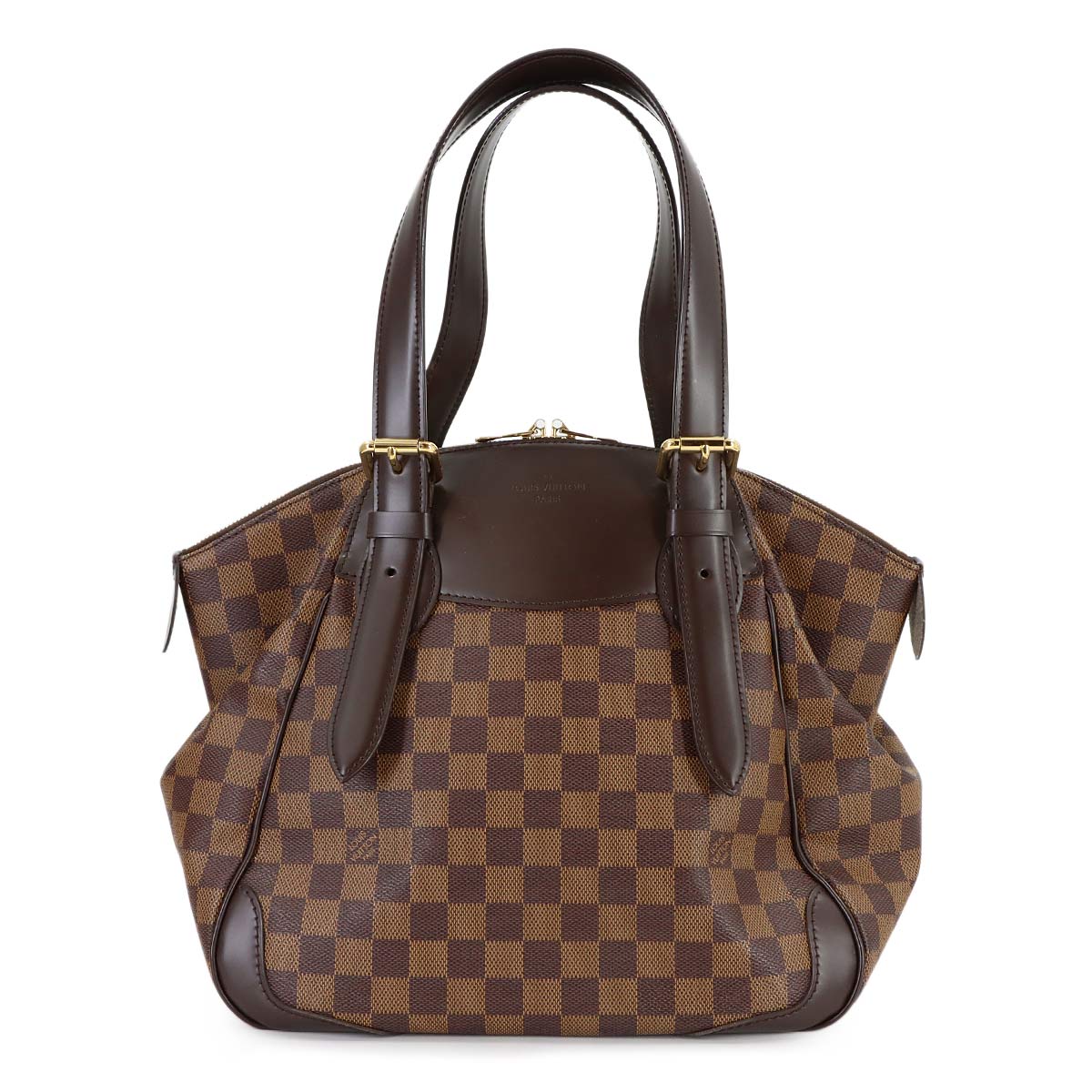 Damier Verona MM Tote Bag Ebene N41118 Purse