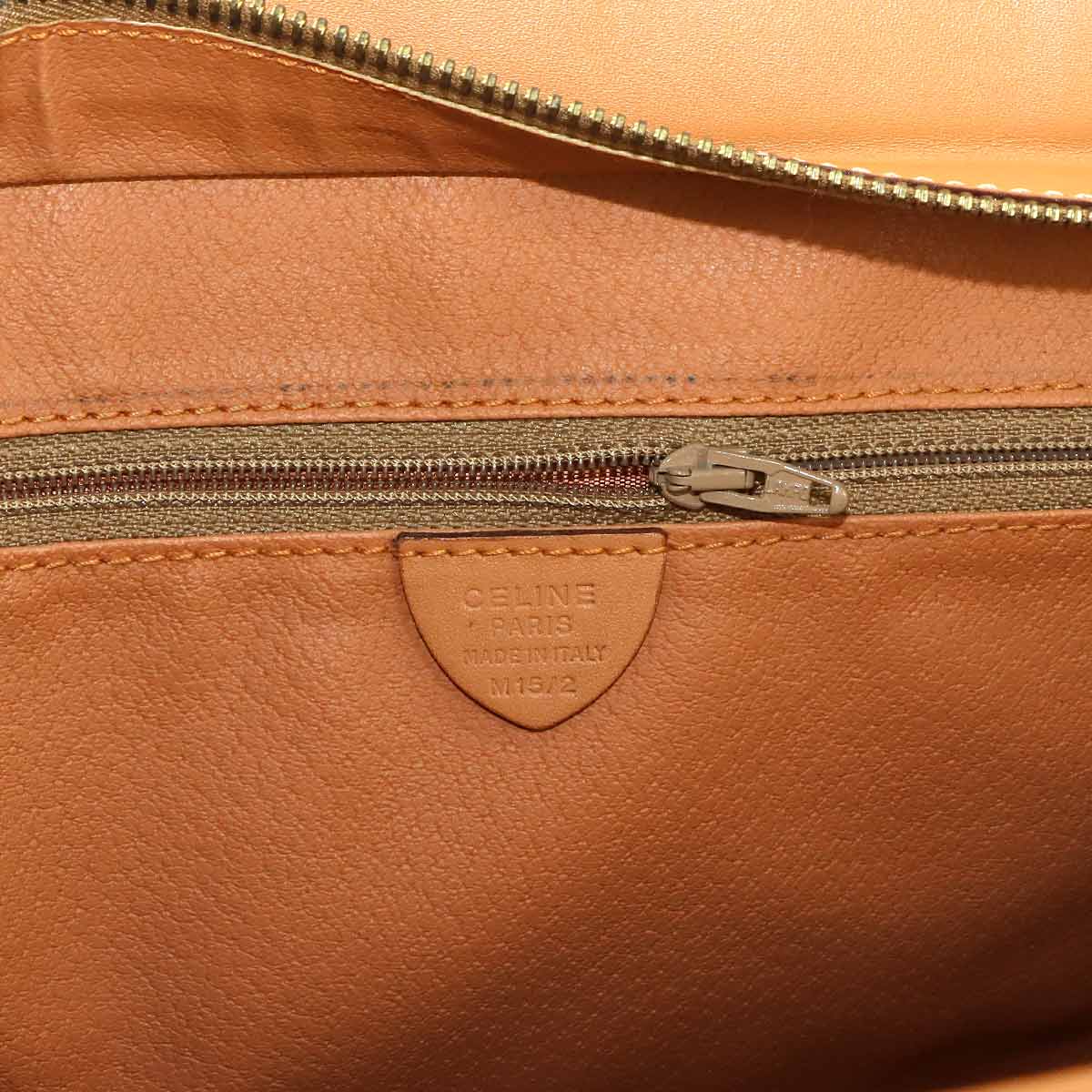 Macadam Shoulder Bag Leather PVC Brown Vintage Purse