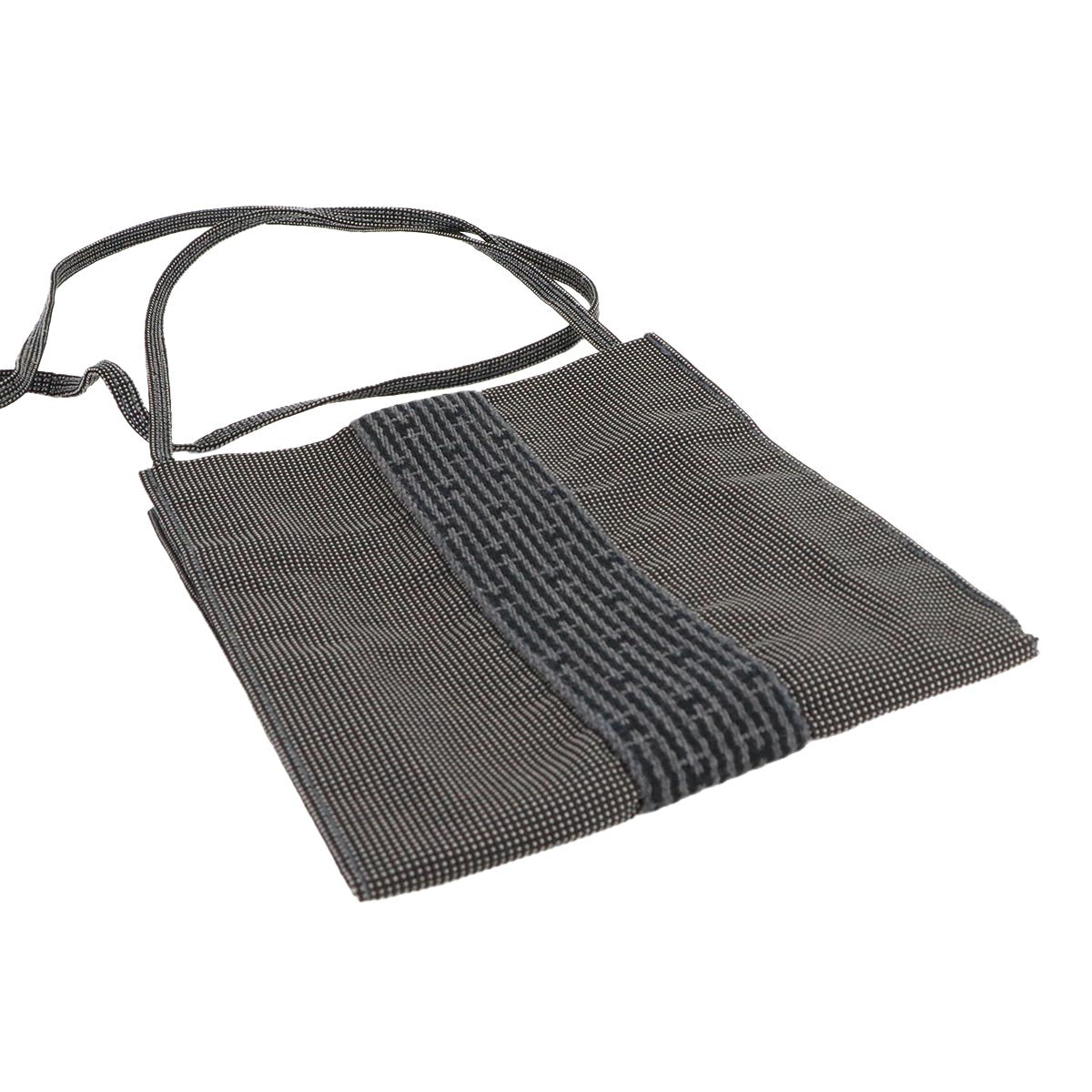 Herline Pochette Shoulder Bag Canvas Gray Purse