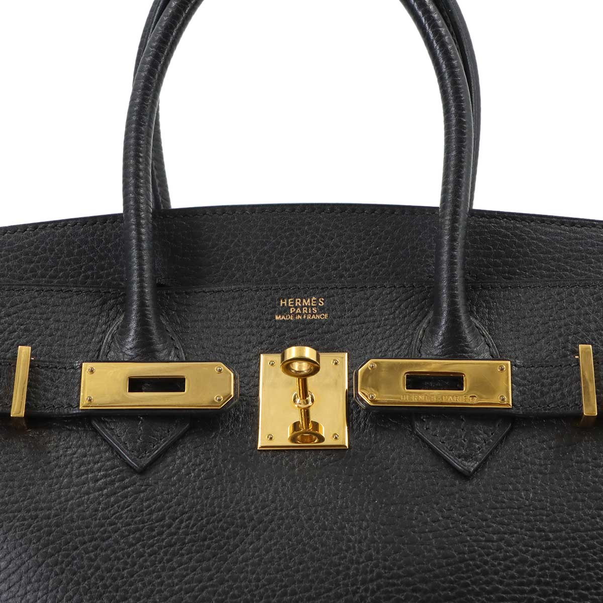 Birkin 30 Hand Bag Ardennes Black Purse