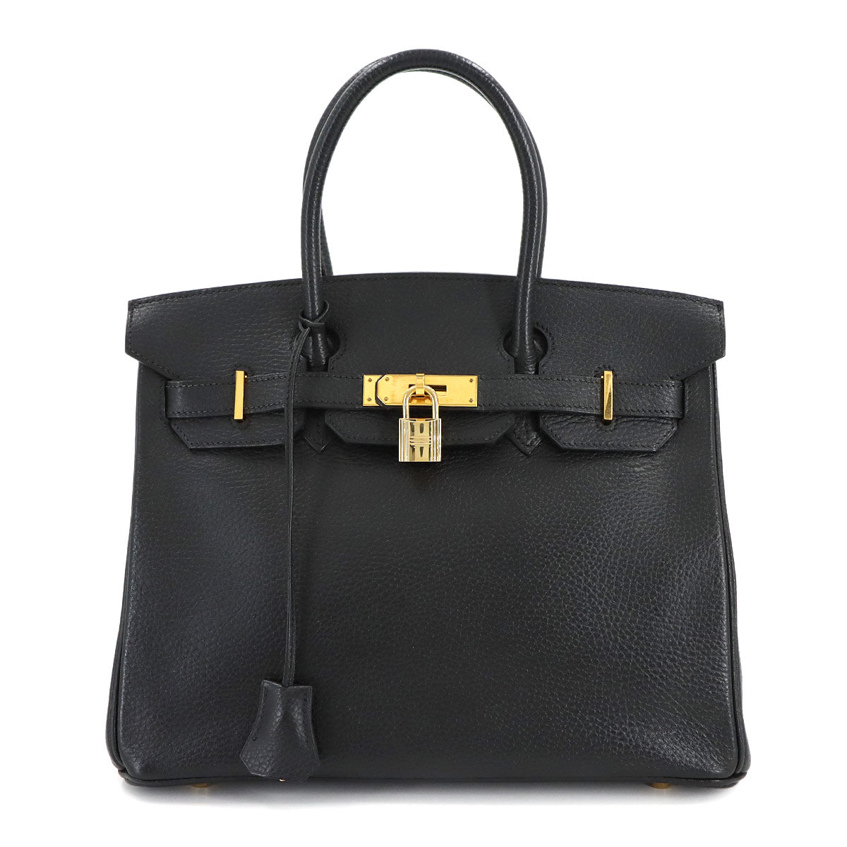 Birkin 30 Hand Bag Ardennes Black Purse