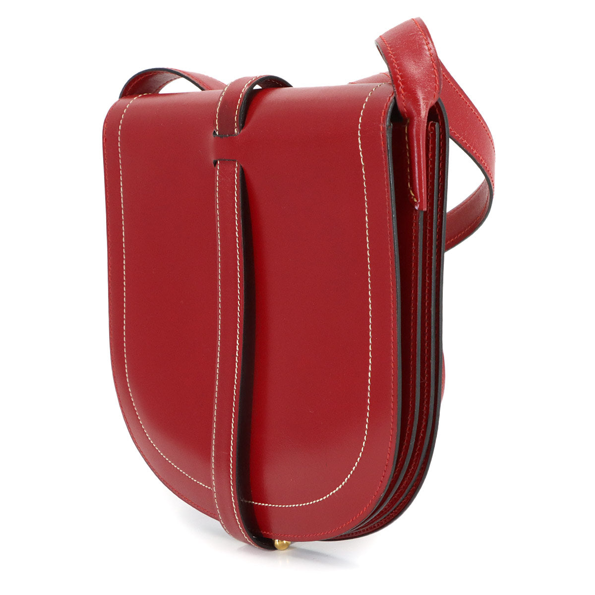 Galopade Shoulder Bag Leather Red Vintage Purse